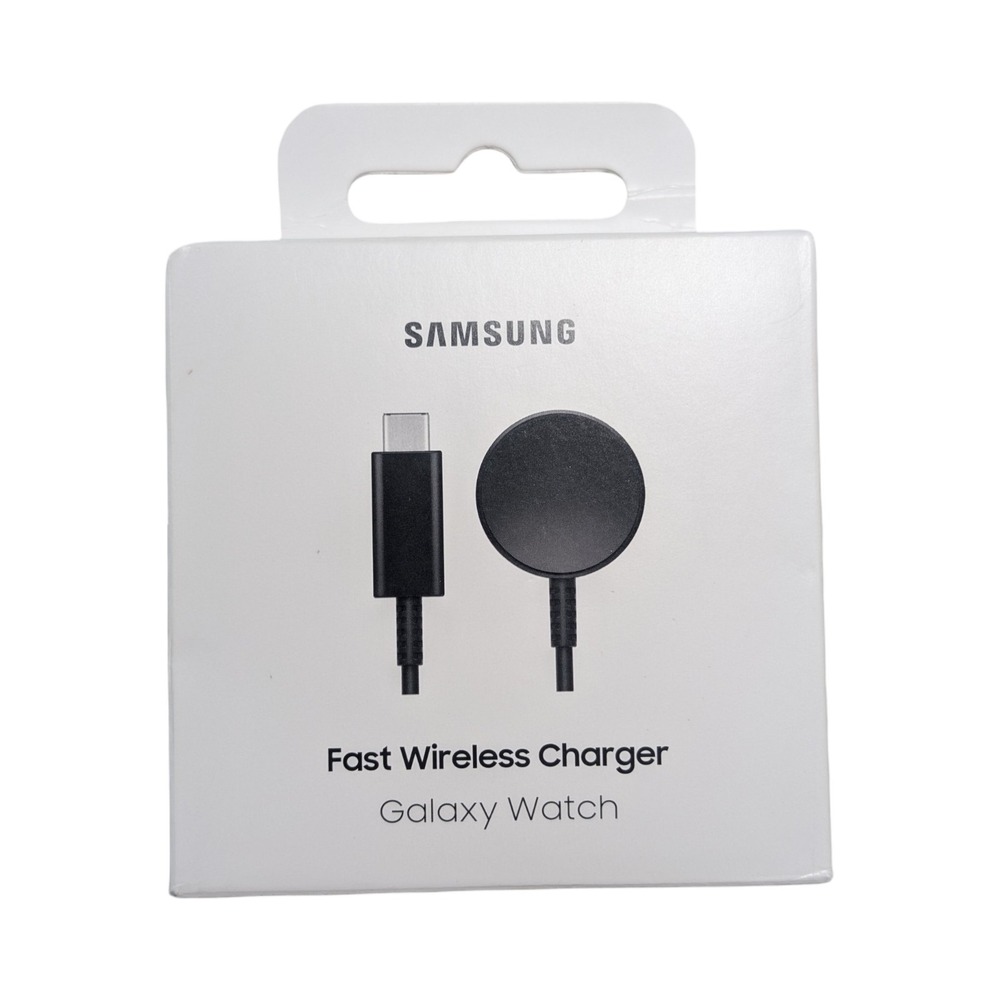 24-O Original Samsung Galaxy Watch Fast Wireless USB-C Charger Black